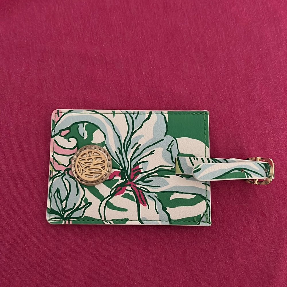 Lily Pulitzer luggage tag NWT